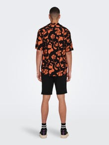 ONLY & SONS Regular fit Resort kraag Overhemd -Black - 22024907
