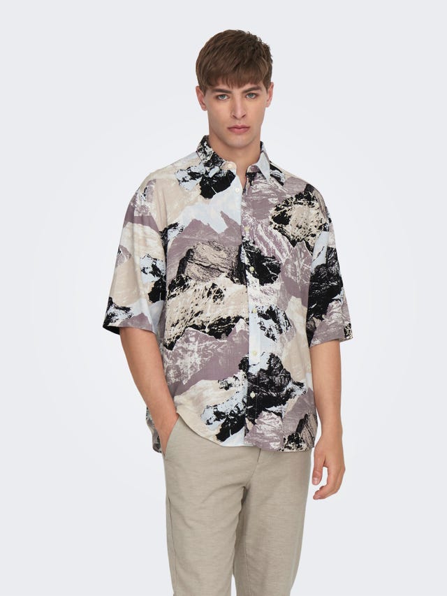 ONLY & SONS Relaxed Fit Shirt collar Shirt - 22024913