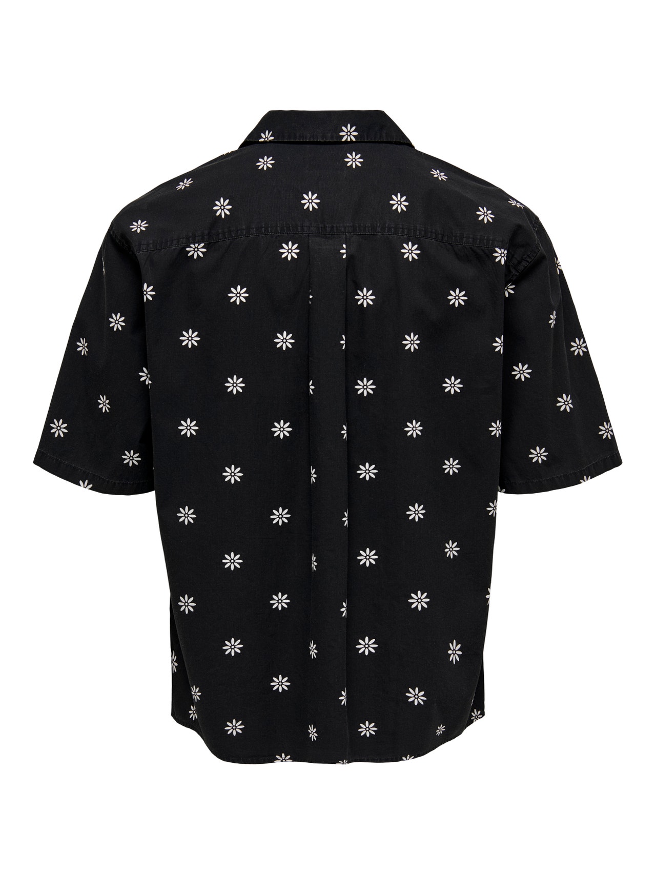 ONLY & SONS Relaxed Fit Resort collar Shirt -Black - 22024930