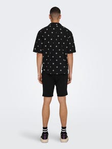 ONLY & SONS Chemises Relaxed Fit Col resort -Black - 22024930