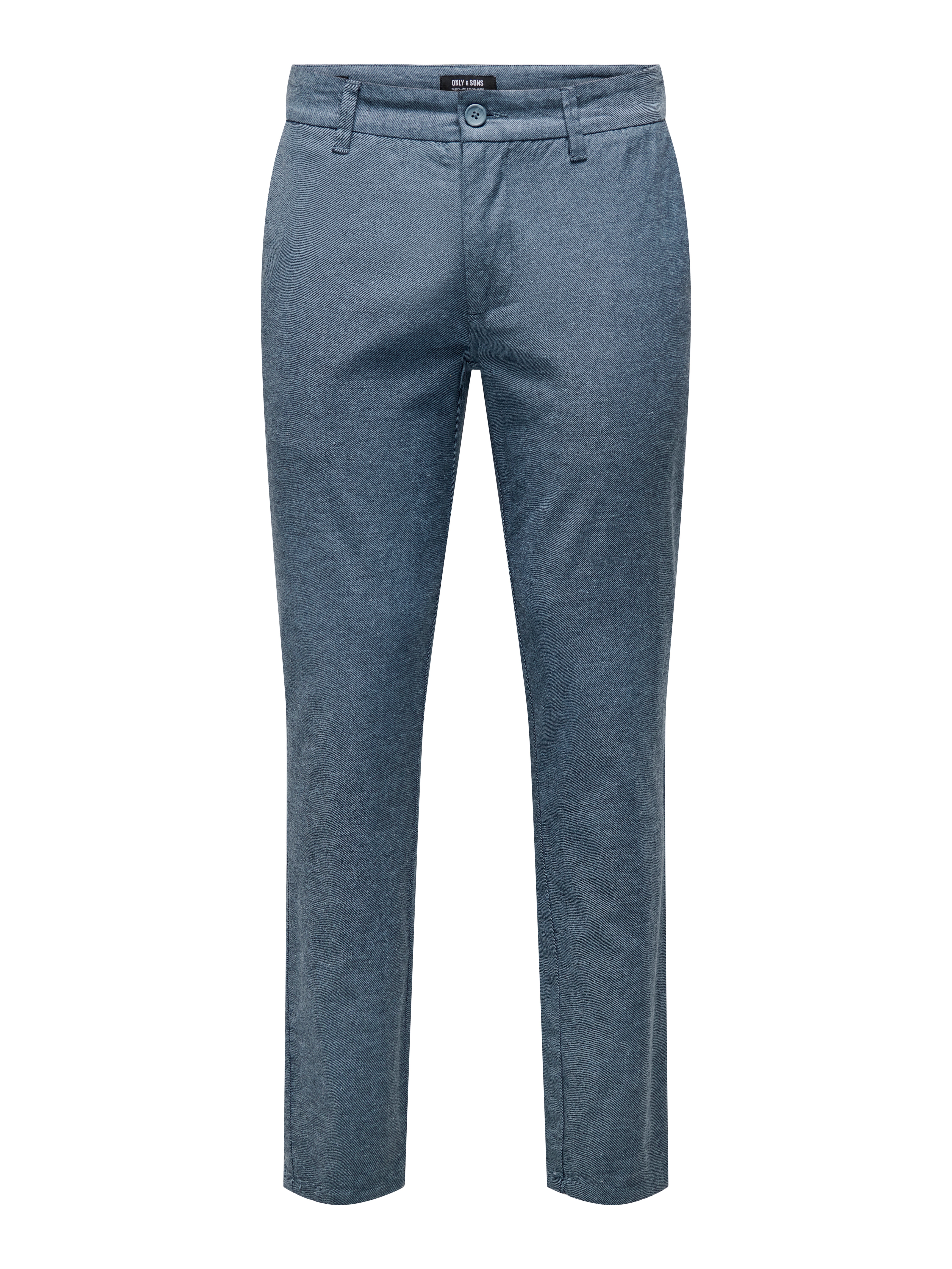 Thumbnail - Onsmark Verjüngt Leinen Chino Hose