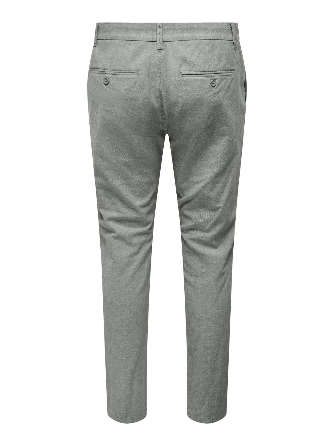 ONLY & SONS Verjüngt Hose -Grey Pinstripe - 22024937