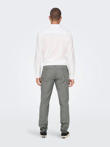 ONLY & SONS Classic chino trousers -Grey Pinstripe - 22024937