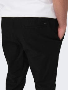 ONLY & SONS Linen pants -Black - 22024966