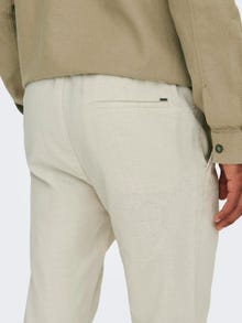 ONLY & SONS Linen pants -Silver Lining - 22024966