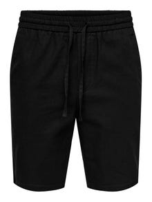 ONLY & SONS Ruumikas lõige Lühikesed püksid -Black - 22024967