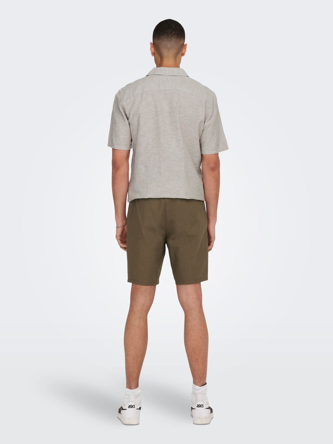 ONLY & SONS Loose Fit Shorts -Teak - 22024967