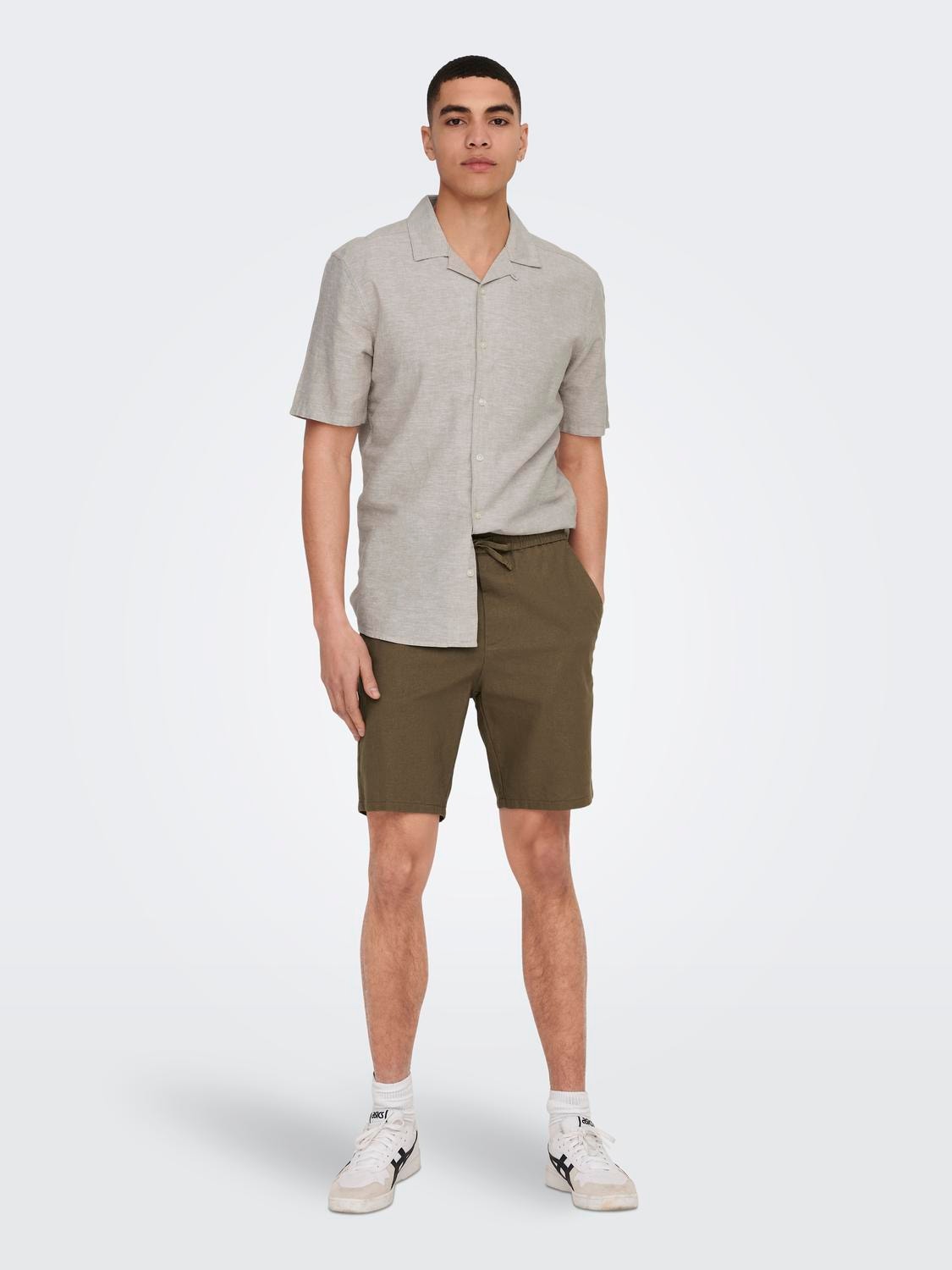 ONLY & SONS Loose Fit Shorts -Teak - 22024967