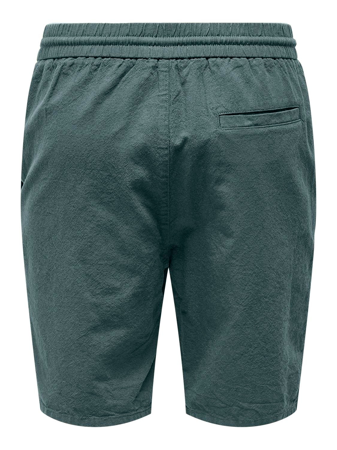 ONLY & SONS Locker geschnitten Shorts -Balsam Green - 22024967