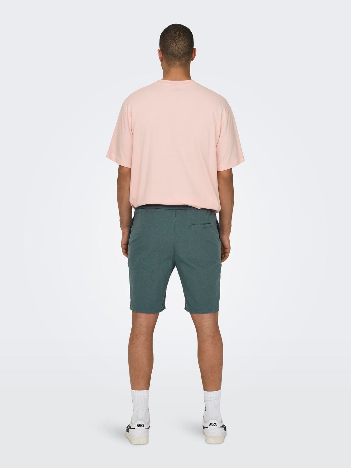 ONLY & SONS Locker geschnitten Shorts -Balsam Green - 22024967