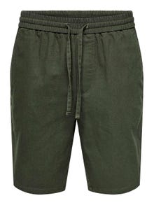 ONLY & SONS Shorts Loose Fit -Olive Night - 22024967