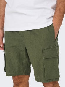 ONLY & SONS Loose Fit Cargo Shorts -Olive Night - 22025002