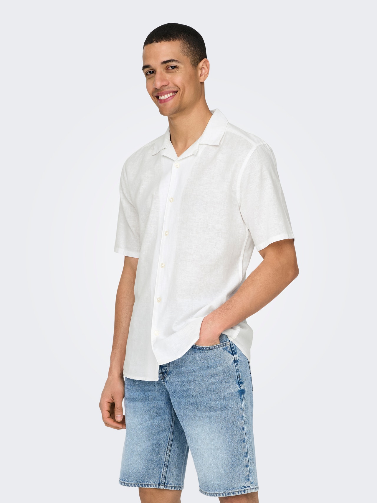 ONLY & SONS ONSCAIDEN Shirt -White - 22025116