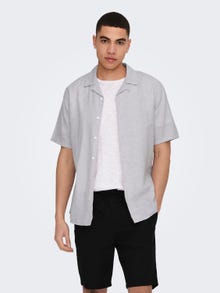 ONLY & SONS Slim fit Resort kraag Overhemd -Nirvana - 22025116