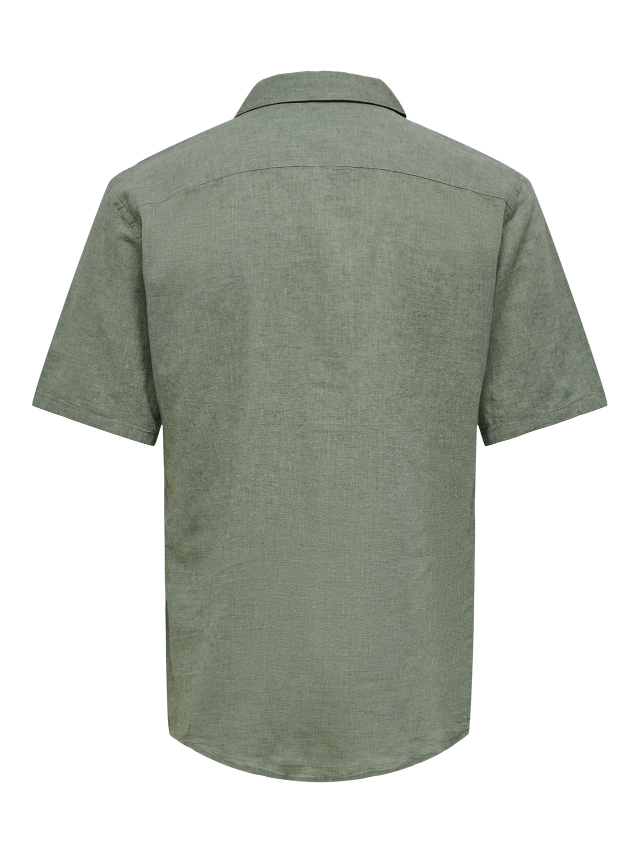 ONLY & SONS Kitsas lõige Vabaaja krae Särk -Swamp - 22025116