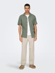 ONLY & SONS Camicie Slim Fit Colletto hawaiano -Swamp - 22025116