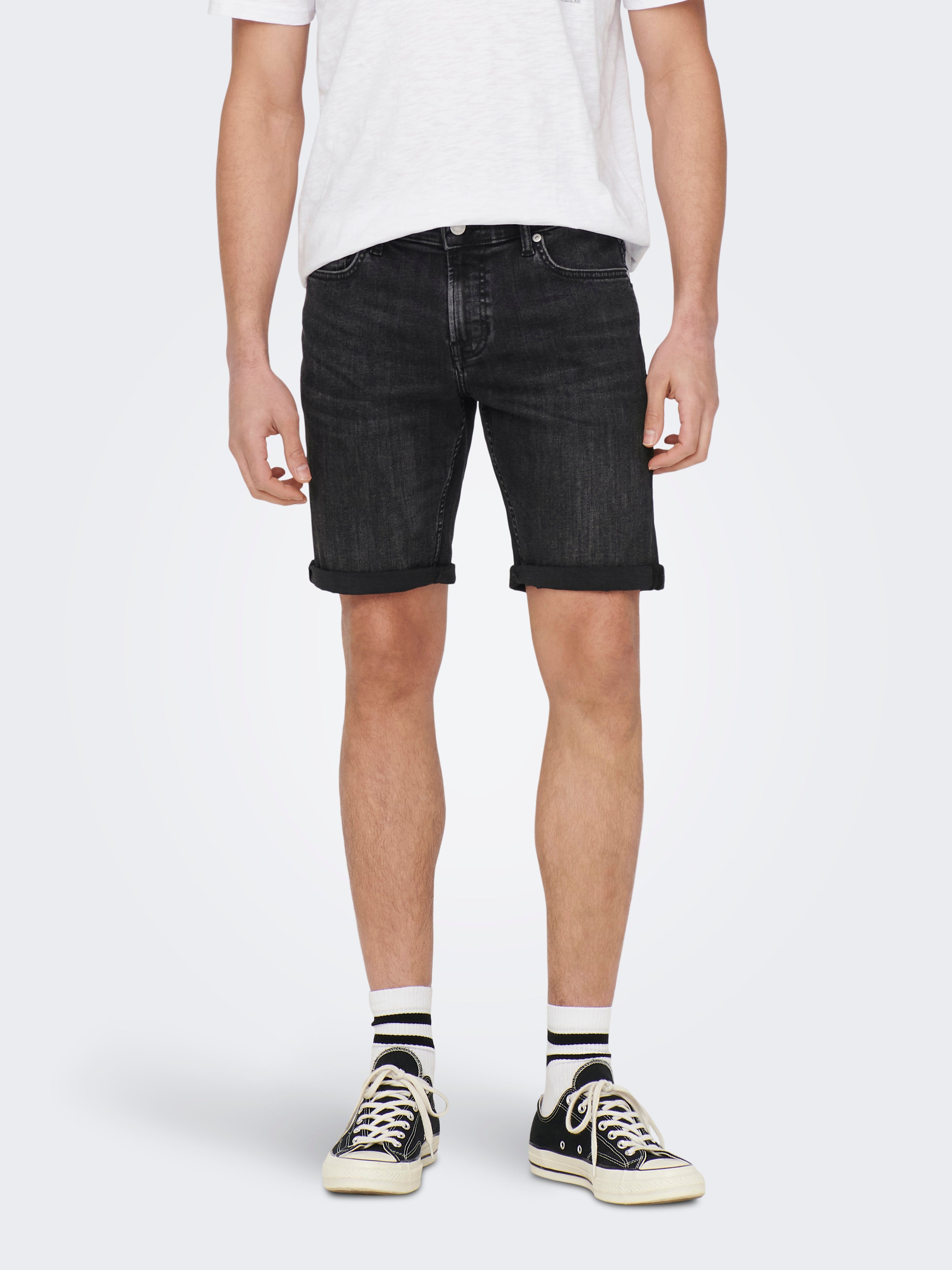 Thumbnail - Onsply Mittlere Taille Slim Fit Shorts