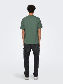 ONLY & SONS O-hals t-shirt -Dark Forest - 22025208