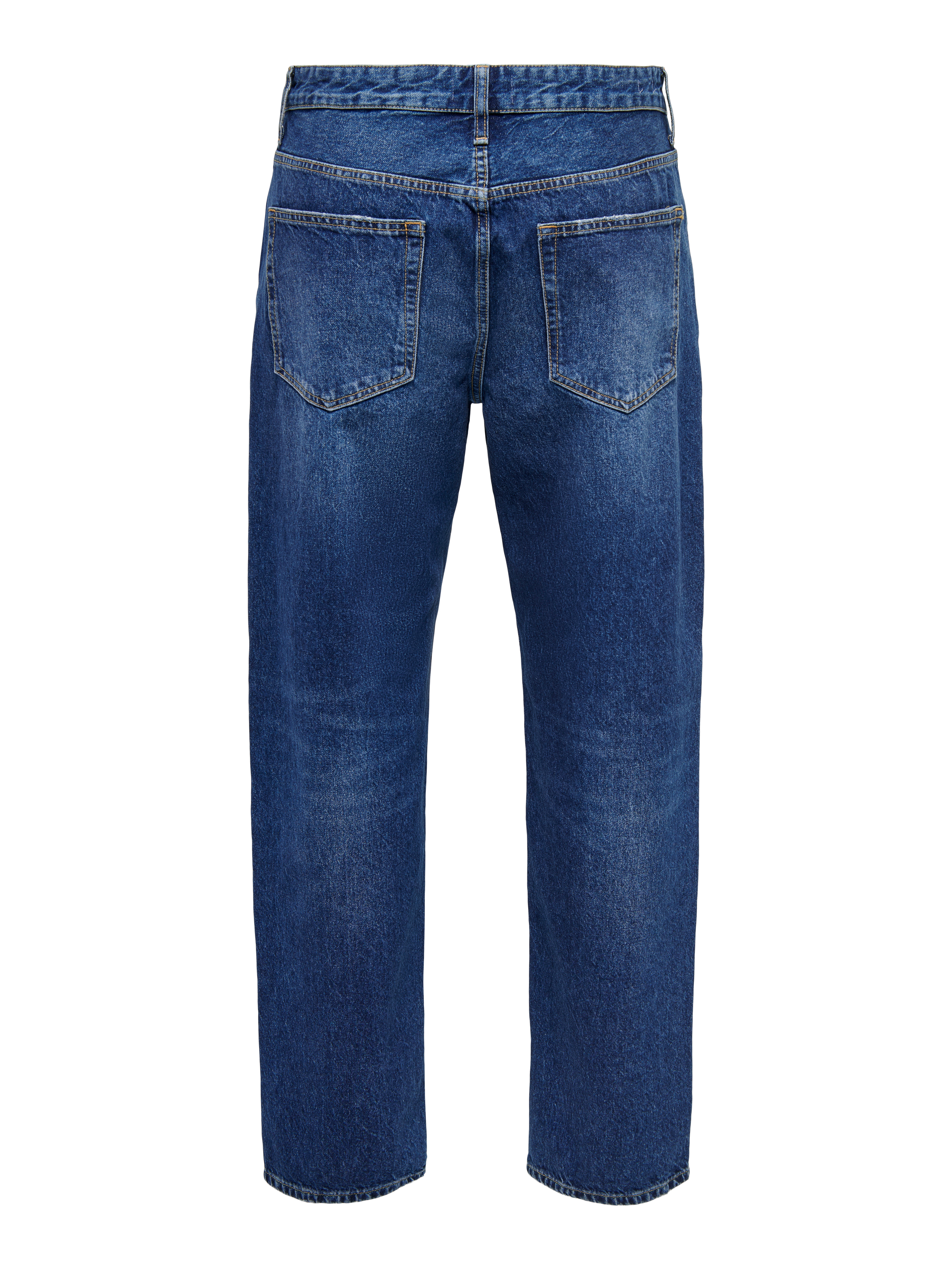 Discount store blue jeans