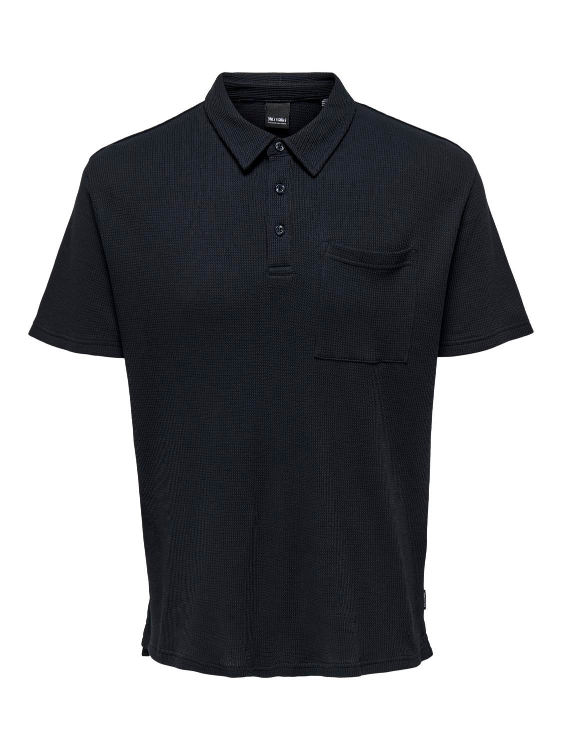 Men's polo shop with pocket