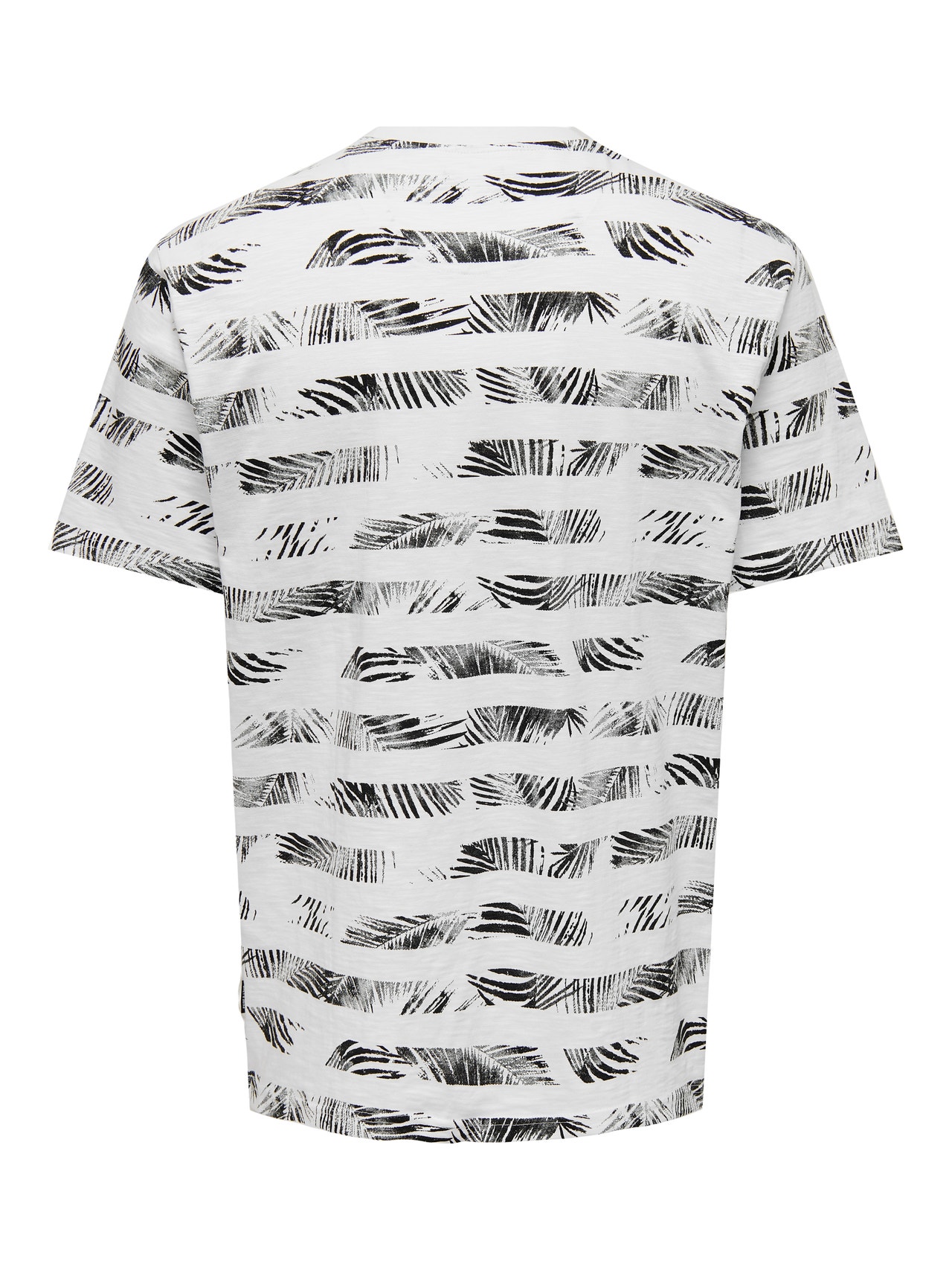 ONLY & SONS Krój regularny Okrągły dekolt T-shirt -Bright White - 22025287