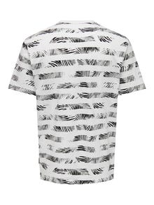 ONLY & SONS T-shirts Regular Fit Col rond -Bright White - 22025287