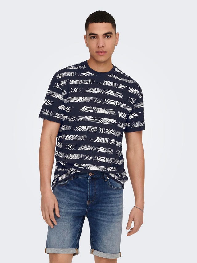 ONLY & SONS Regular fit O-hals T-shirt - 22025287