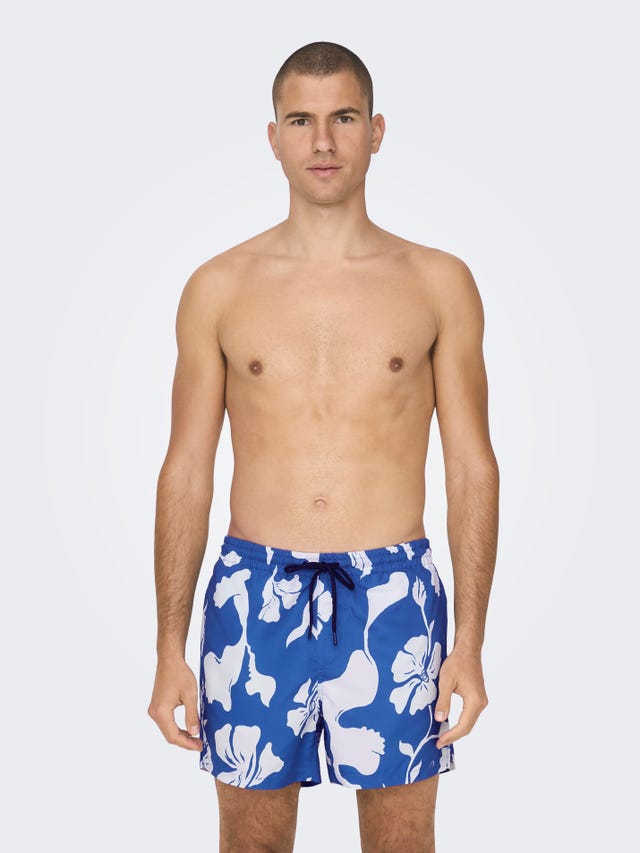 ONLY & SONS Printede badeshorts - 22025375