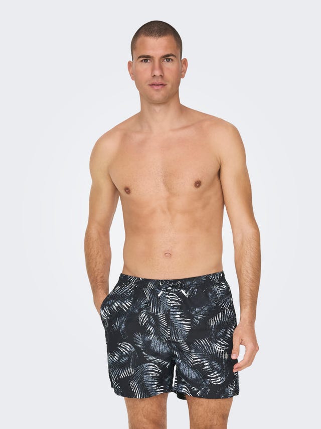 ONLY & SONS MÃ¸nstret Badeshorts - 22025383