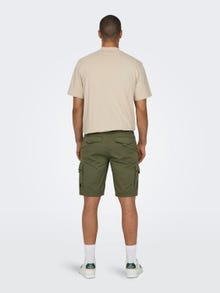ONLY & SONS Regular Fit Cargo Shorts -Olive Night - 22025602