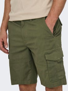 ONLY & SONS Shorts cargo Regular Fit -Olive Night - 22025602