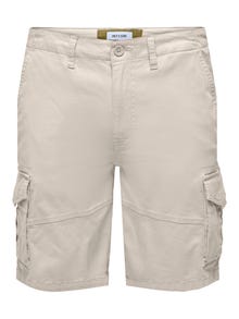 ONLY & SONS ONSDEAN-MIKE Normal geschnitten Cargoshorts -Moonbeam - 22025602