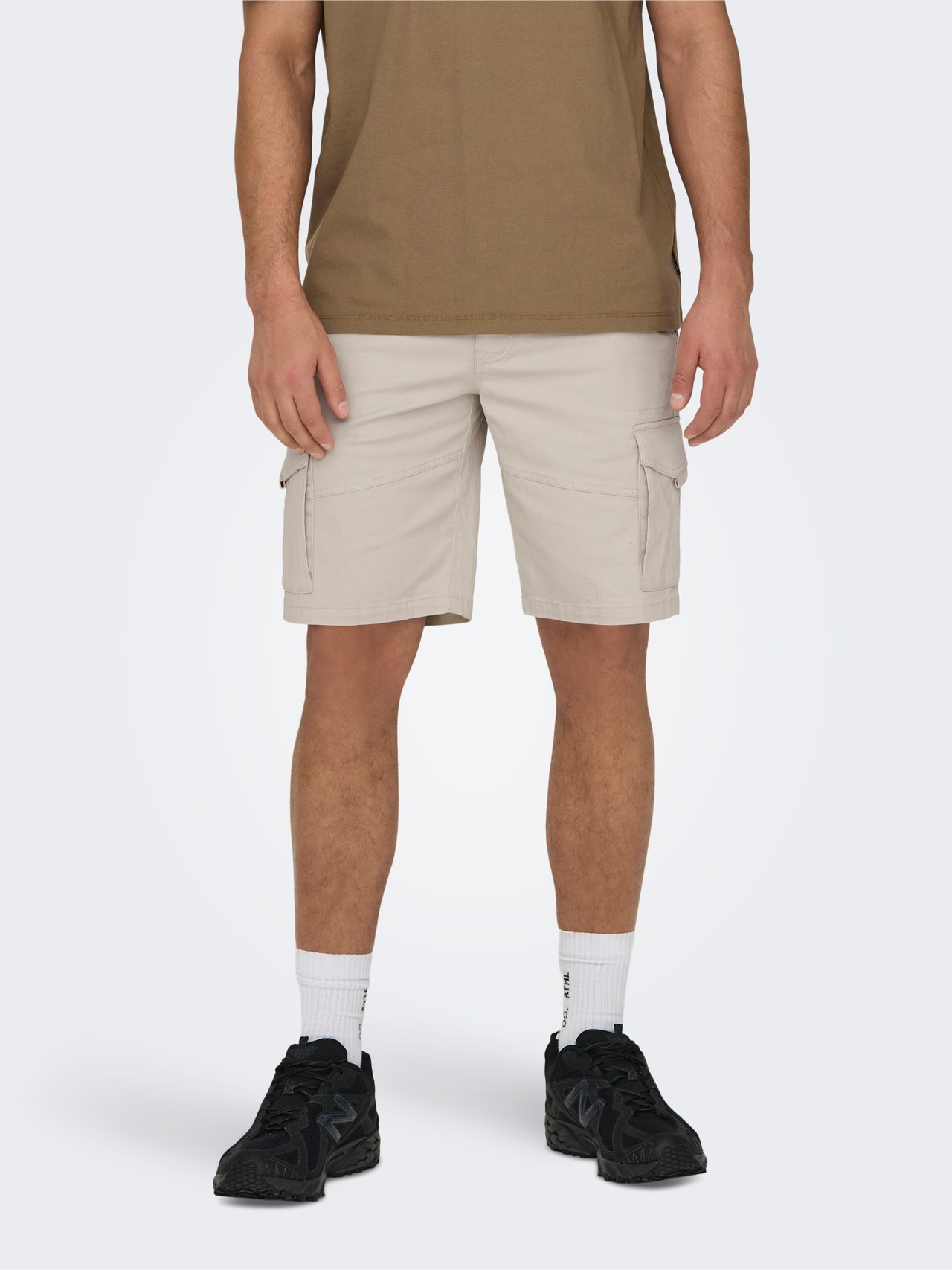 ONLY & SONS ONSDEAN-MIKE Normal geschnitten Cargoshorts -Moonbeam - 22025602