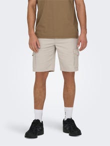 ONLY & SONS ONSDEAN-MIKE Normal geschnitten Cargoshorts -Moonbeam - 22025602