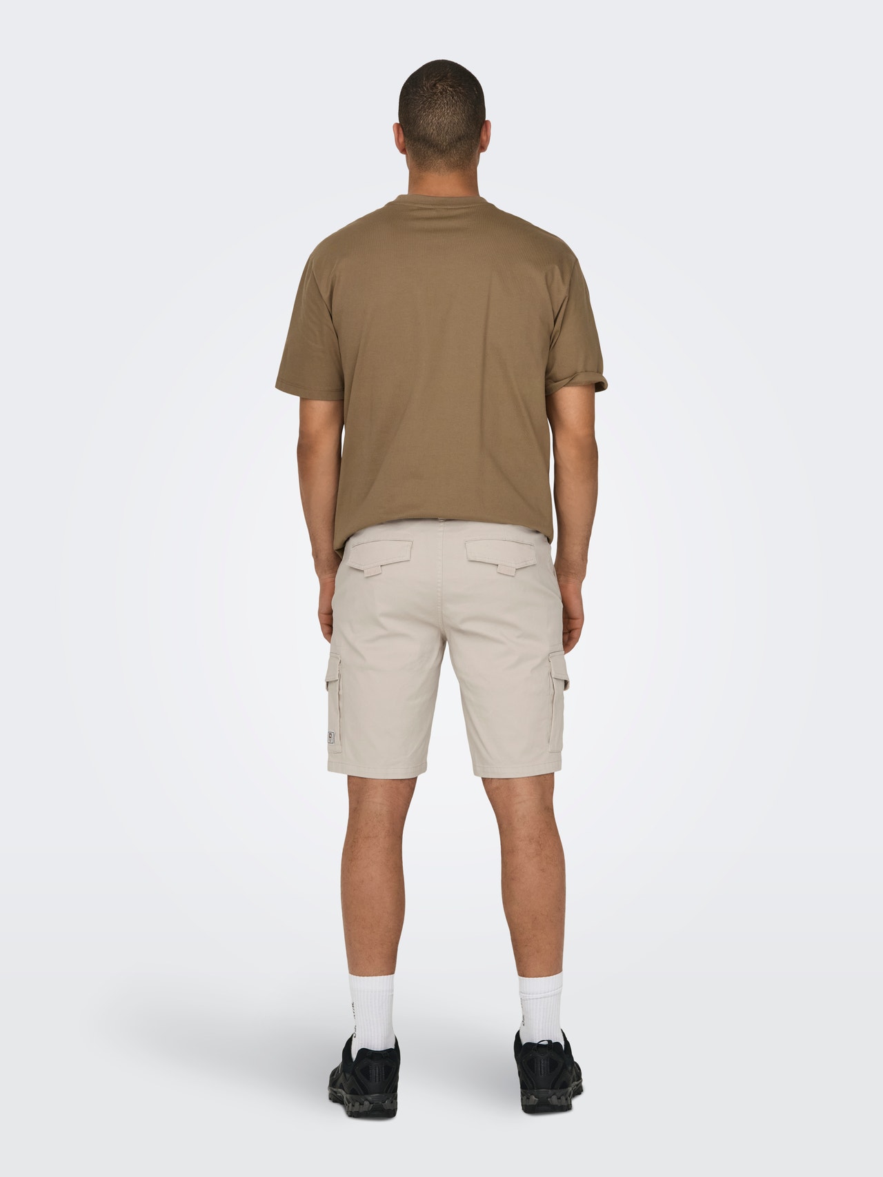 ONLY & SONS ONSDEAN-MIKE Normal geschnitten Cargoshorts -Moonbeam - 22025602