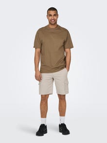 ONLY & SONS ONSDEAN-MIKE Normal geschnitten Cargoshorts -Moonbeam - 22025602