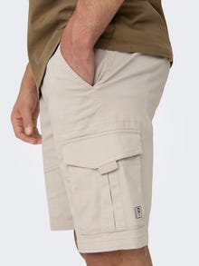 ONLY & SONS ONSDEAN-MIKE Normal geschnitten Cargoshorts -Moonbeam - 22025602