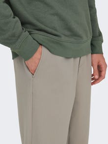 ONLY & SONS Solid colored classic pants -Vintage Khaki - 22025664