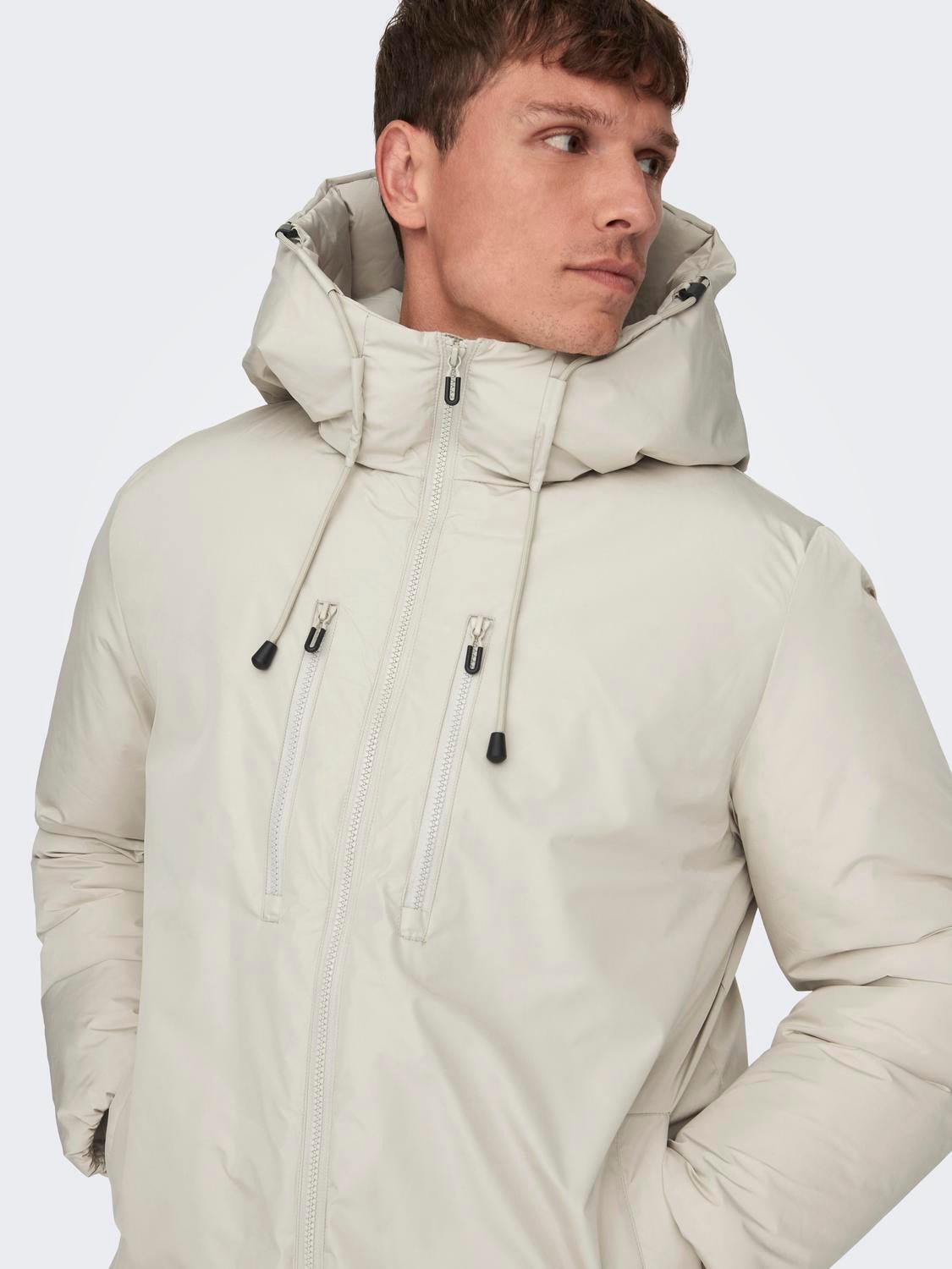 Only and sons puffer on sale jacket