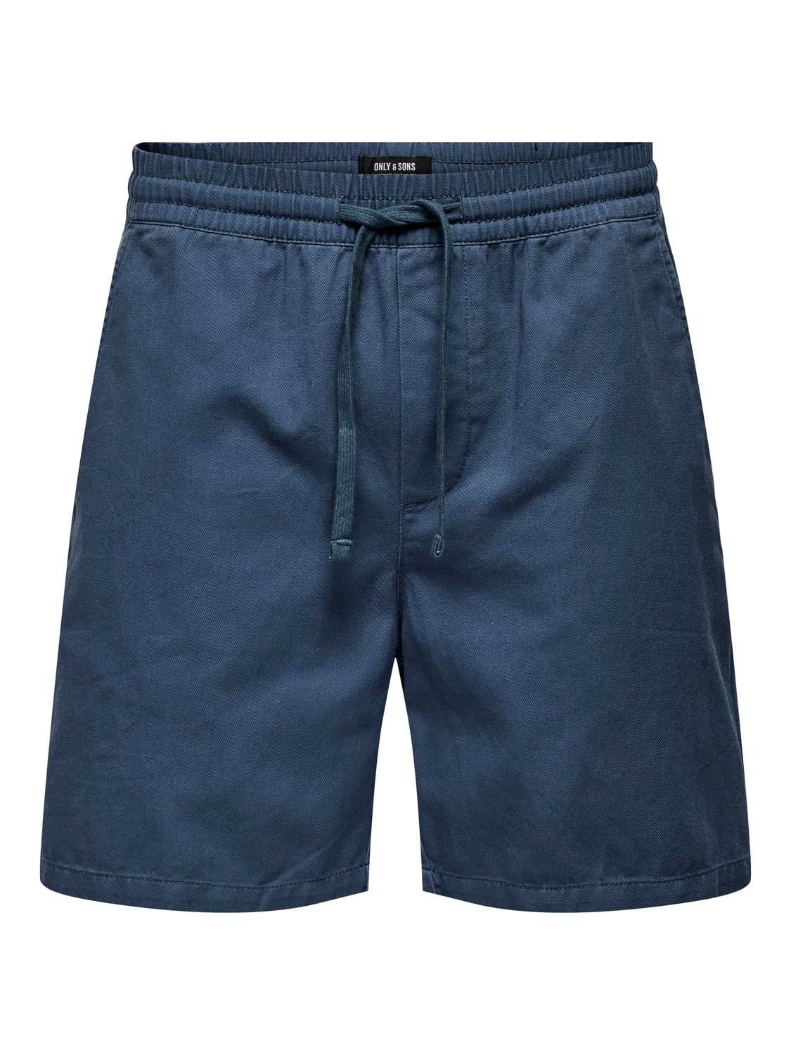 ONLY & SONS Regular fit Normaali vyötärö Shortsit -Sargasso Sea - 22025790