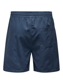 ONLY & SONS Normal passform Medelhög midja Shorts -Sargasso Sea - 22025790