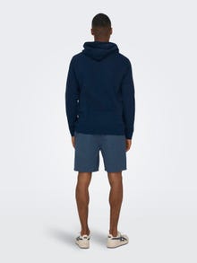 ONLY & SONS Normal passform Medelhög midja Shorts -Sargasso Sea - 22025790