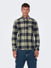 ONLY & SONS Checkered shirt -Dark Navy - 22025979