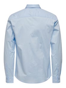 ONLY & SONS Chemises Slim Fit Col chemise -Cashmere Blue - 22026000