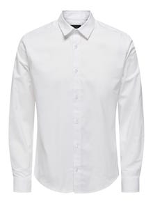 ONLY & SONS Chemises Slim Fit Col chemise -White - 22026000