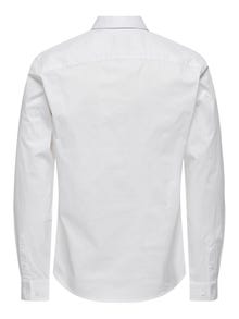 ONLY & SONS Chemises Slim Fit Col chemise -White - 22026000