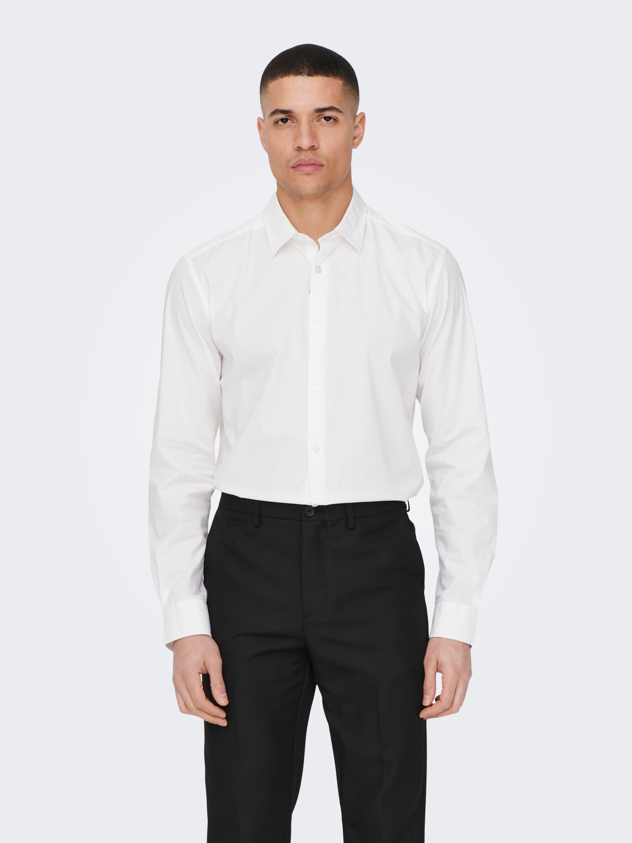 ONLY & SONS Chemises Slim Fit Col chemise -White - 22026000