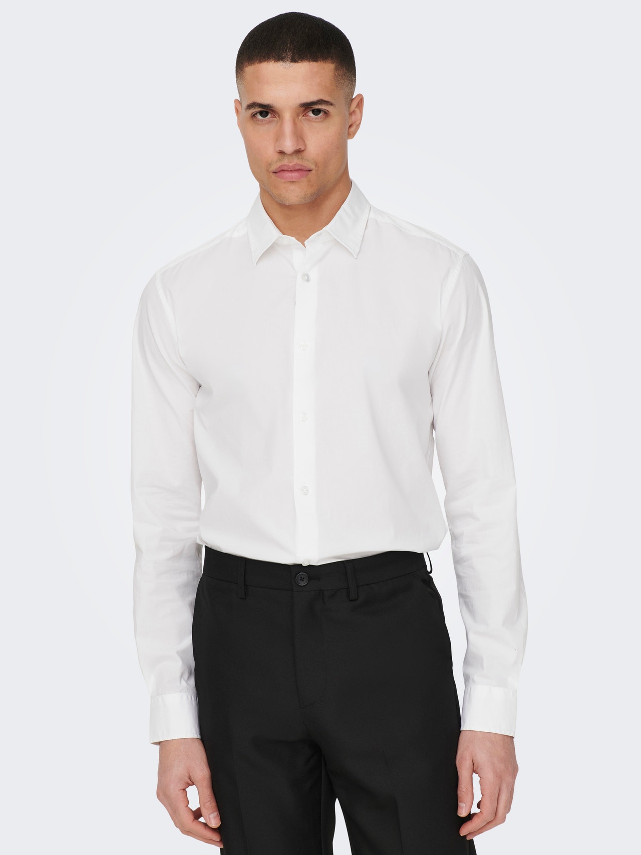 ONLY & SONS Chemises Slim Fit Col chemise -White - 22026000