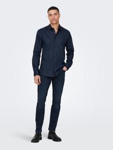 ONLY & SONS Camisas Corte slim Cuello de camisa -Dark Navy - 22026000