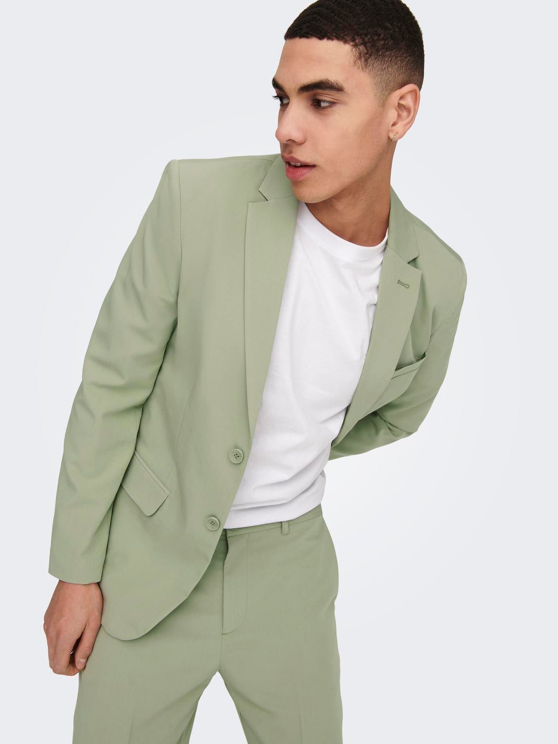 Mens slim clearance fit blazer sale